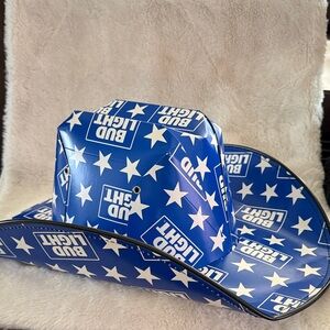 Bud Light Blue Star Cowboy Hat